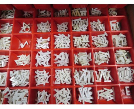 THREE BOXES OF VINTAGE  KENNETT INTERCHANGEABLE SHOP PRICE MARKERS