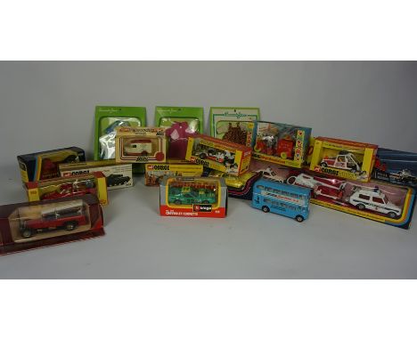 Nine Assorted Corgi Die Cast Models, Comprising of S.O.S Group, U.S Racing Buggy, No 167, Magic Roundabout, No 859, Chieftain