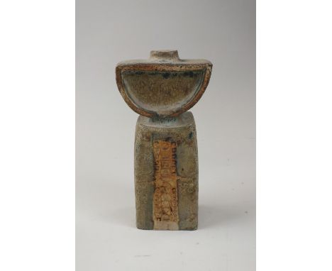 Alan Wallwork (born 1931), a studio pottery vase, incised W, 23cm high