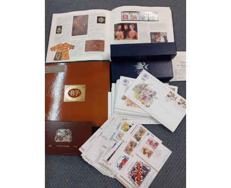 Loose stamps, stamp books, First Day covers (late 20th century), mint stamps, banknotes and coins, together with a 1974 Winst