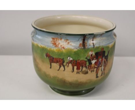 A antique Royal Doulton planter d25cm 