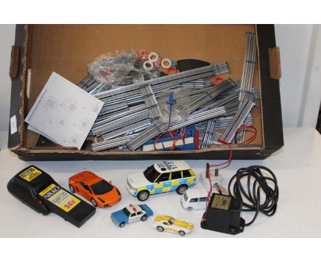 A selection of vintage Scalextric accessories etc 