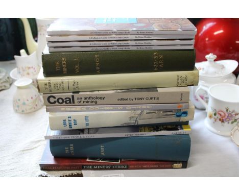 A selection of vintage coal mining related books including four copies of A guide to Welsh pit checks. 