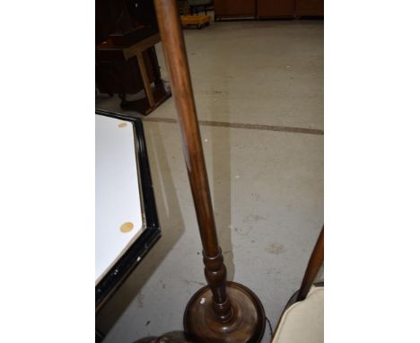 A traditional standard lamp