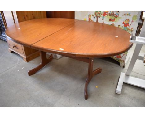 A vintage teak G plan or similar extending dining table.
163cm long when shut
208cm long when extended
107cm wide