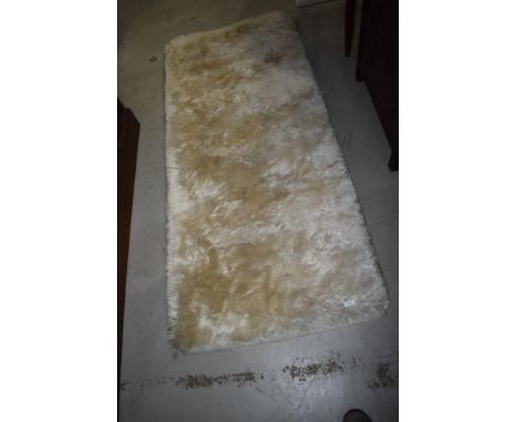 A vintage mohair rug, Allander House of Fraser labelled