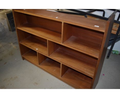 A vintage sapele bookcase