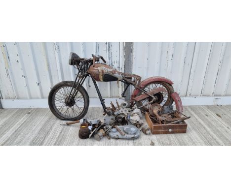 1939 Calthorpe Project 500cc. Registration number FHY 356. Frame number not found. Engine number M3/1400.This project has par