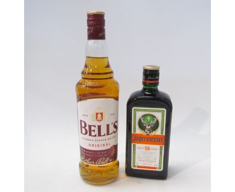 Bell's Original Scotch Whisky, 70cl, Jagermeister 56 Blend, 0.5ltr (2) 