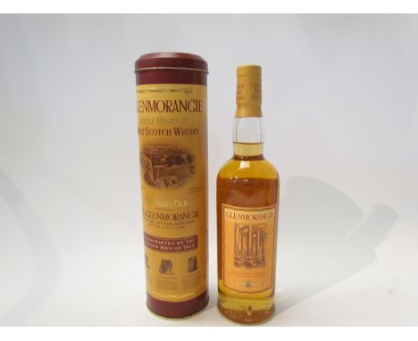 Glenmorangie 10 year Old Single Highland Malt Scotch Whisky, 70cl in tin 