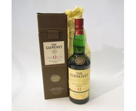 The Glenlivet 12 Year Old Single Malt Scotch Whisky, 70cl in case 