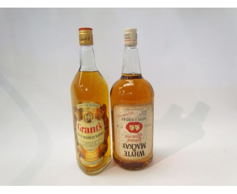 Grant's Finest Scotch Whisky, 1ltr, Whyte and Mackay Special reserve, 1.50ltr (2) 