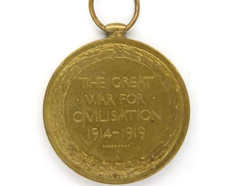 12959 PTE CB Clarke, Liverpool RGT; WWI Victory medal. P&amp;P Group 1 (£14+VAT for the first lot and £1+VAT for subsequent l