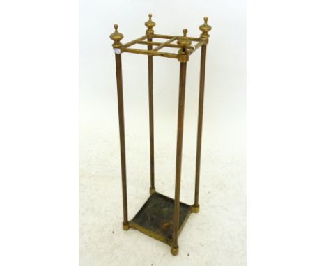 A brass stick stand