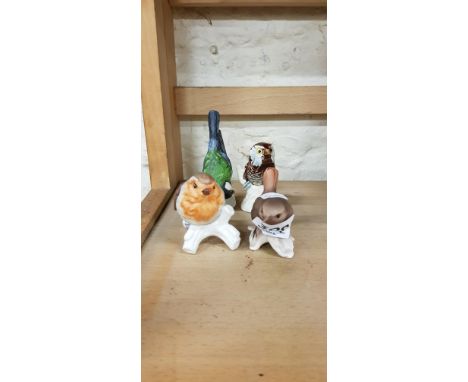 4 GOEBEL BIRD FIGURES