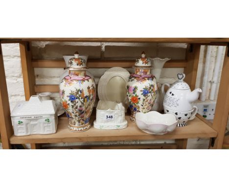 SHELF LOT TO INCLUDE BELLEEK