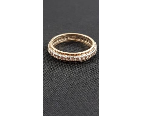 9CT GOLD ETERNITY RING