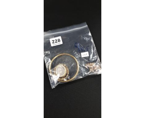VICTORIAN BROOCH, BANGLE &amp; ELEPHANT BROOCH