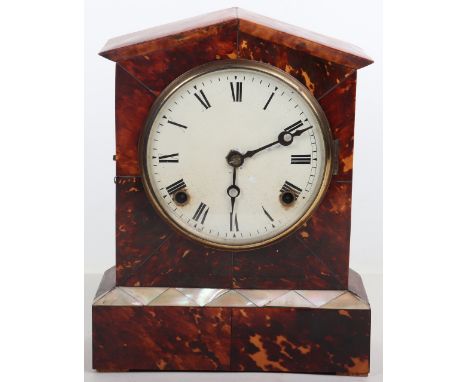 Three 19th century mantle clocks, including an eight day cathedral gong oak cased clock, another by Camerer, Kuss, Tritschler