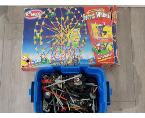 Vintage Knex Ferris wheel box set plus one other box of spare parts