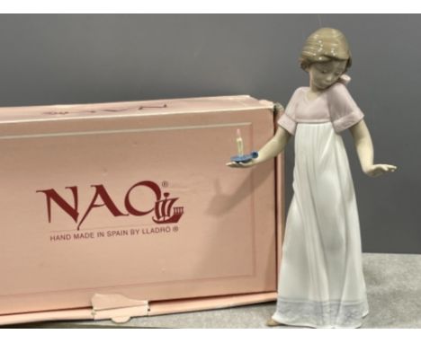 Nao by Lladro 1155 girl with candle. In original box.