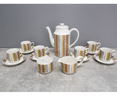 A 1970s Midwinter coffee service for 6