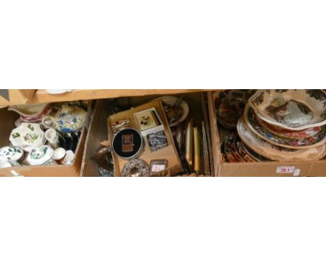 Masons ware, Wade, football programmes, dolphin models silver vesta case, Zippo lighter etc