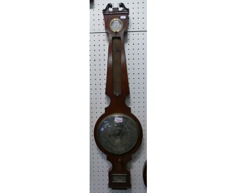 A 19th century rosewood cased mercury barometer (af)