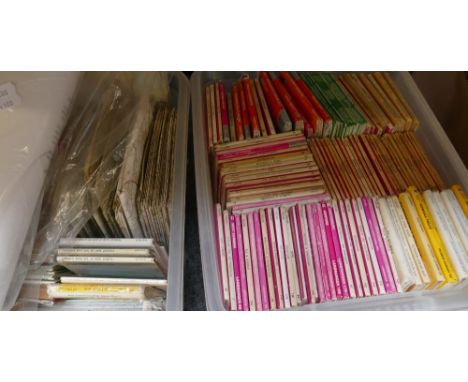 Two boxes of Ordnance Survey maps, approximately 150