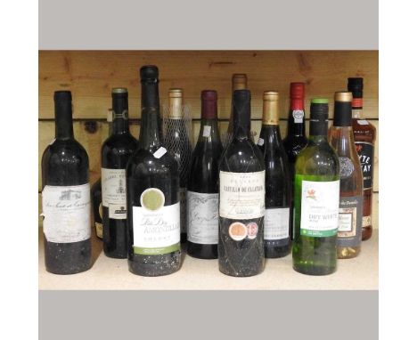 A collection of wine and spirits, to include scotch whisky (13)