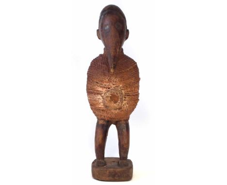 Kongo Nkisi bird head power figure, 52cm high     All lots in this Tribal and African Art Sale are sold subject to V.A.T. The