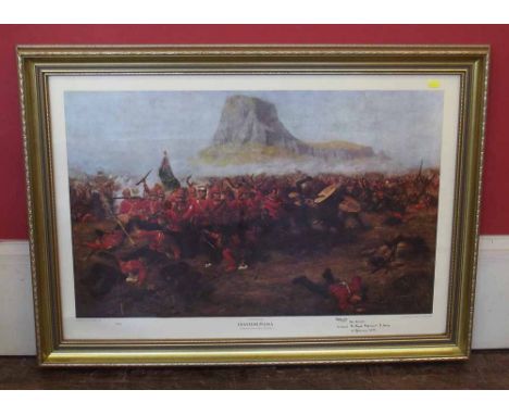 After Charles Fripp, "Isandhlwana", framed limited edition print. Condition report: see terms and conditions