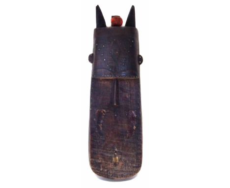 Toma mask 90cm overall height.     All lots in this Tribal and African Art Sale are sold subject to V.A.T. Therefore £100 ham
