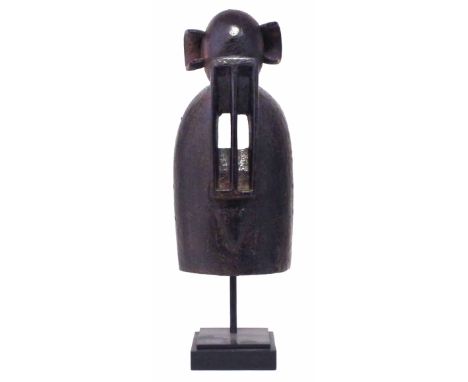 Dogon animal face mask, 34cm high     All lots in this Tribal and African Art Sale are sold subject to V.A.T. Therefore £100 