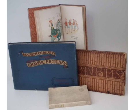 Ruskin J "Unto this Last" edition 1902, Caldecott's "Graphic Pictures", Pan Pipes buy Walter Crane and Theo Marzials and lege