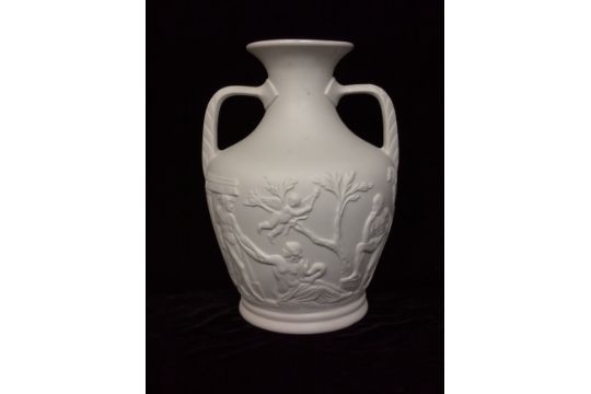 A 20th Century Portmeirion Parian Ware Portland Vase A Copy Of