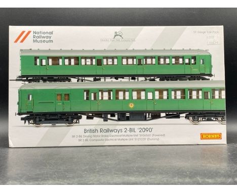 Hornby R3177 Class 401 2-BIL 2-car EMU 2090 in BR green - NRM(750g)From collection that appears not previously run'As New'Box