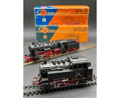 Two HO Roco Steam Locomotives of the DB both Tested Runners(750g)Roco 4112 Class BR 58 2059 2-10-0 of the DB (broken lamp but