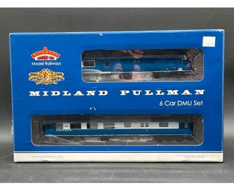 Bachmann Branchline 31-255DC Class 251 Blue Pullman 6 car Midland set in Nanking blue. DCC Fitted - Both motorised locos Test