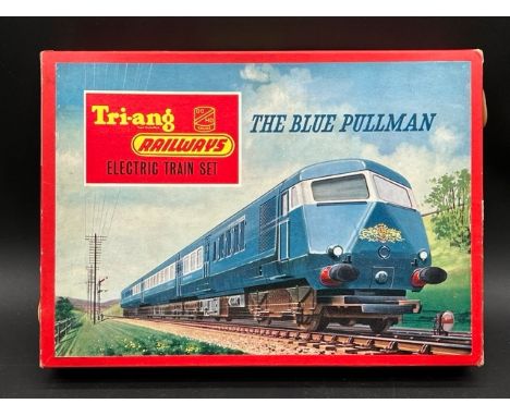 Triang RS.52 Blue Pullman Electric Train set in box with original packaging - Non-Runner(1300g)Triang RS52 set of Locomotive 