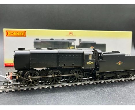 Hornby R2344 Class Q1 Bulleid Austerity 0-6-0 33009 in BR Black with late crest (weathered) - Tested Non-Runner(400g) Conditi