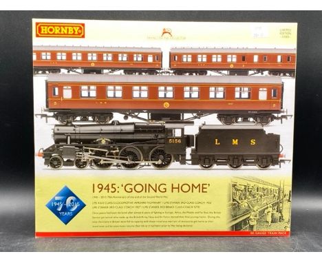 Hornby R3299 'Going Home' train pack - 70th Anniversary of the end of WWII with Black 5 4-6-0 5156 in LMS Black and 3 x LMS P