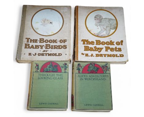 ° ° Caroll, Lewis - Through the Looking-Glass ... coloured plates and other illus. (by Tenniel), including coloured pictorial