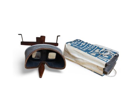 An American stereoscope and topographical slides. Condition - fair