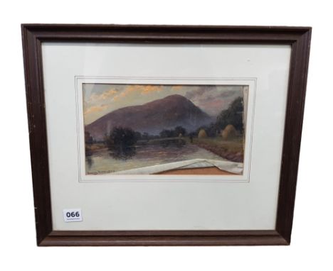 HARRY R DOUGLAS - OIL ON BOARD - LANDSCAPE 
