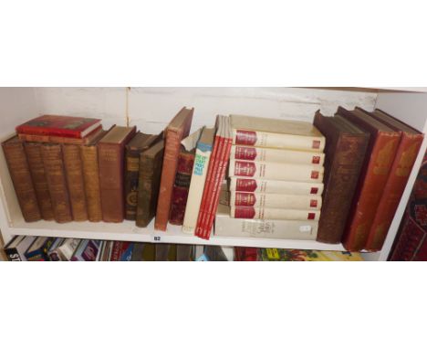 Shelf of assorted books