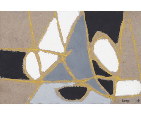Lourdes Castro (1930-2022)UntitledGouache and crayon on marouflÃ© paper laid on canvasSigned and dated 5735x52 cmWith certifi