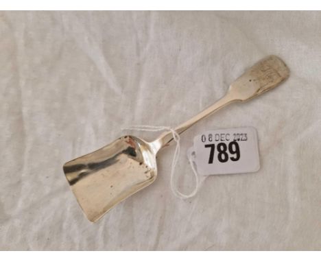 A William Iv Long Handled Caddy Spoon, Exeter 1936 By Wrs