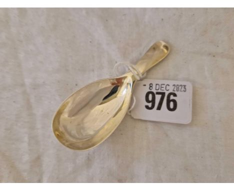 A Caddy Spoon Plain Hanoverian Pattern, Sheffield 1906 By Tb &amp; S