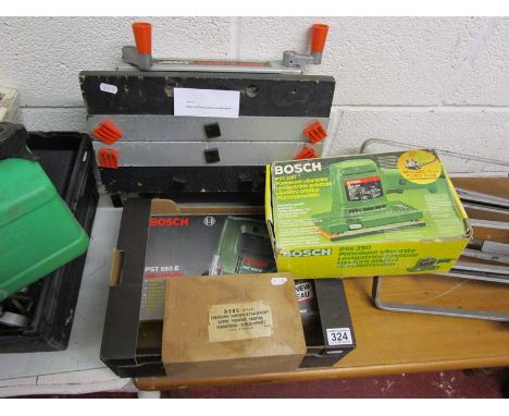 Electric power tools &amp; mini Black &amp; Decker workbench